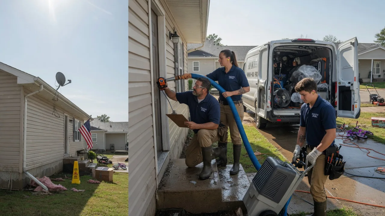 Ceiling Water Damage Restoration in Damascus, PA near me